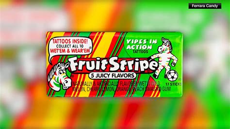 Nostalgic Fruit Stripe Gum discontinued after more than 50 years