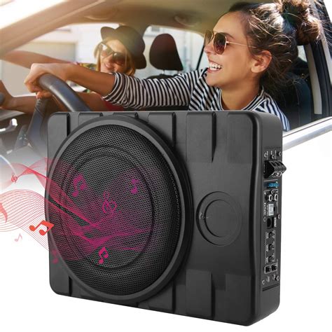 Buy Car Under‑Seat Subwoofer, Car Amplifier Active Subwoofer Enclosure ...