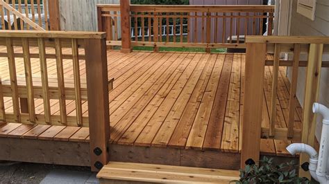 Western Red Cedar Deck - Build Vitruvian