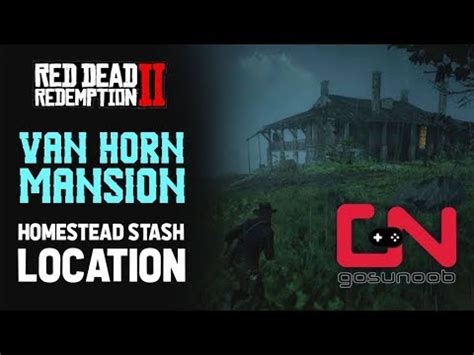 Red Dead Redemption 2 - Van Horn Mansion Homestead Stash Location - YouTube