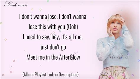 Afterglow Taylor Swift - Lodge State