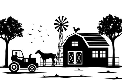 Animal farm silhouette Vectors & Illustrations for Free Download | Freepik