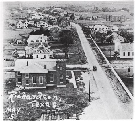 Greenville Avenue, Elevated View 1927, Richardson, Texas - The Portal ...