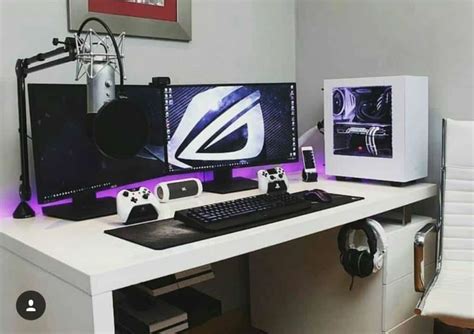 30 Best Looking White Gaming Setup - GPCD