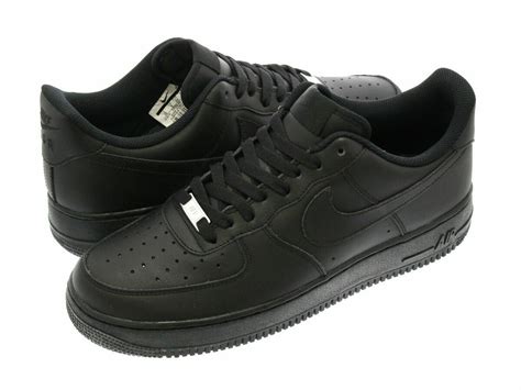 Black Air Force 1⃣'s | All black nikes, Black nikes, Nike af1