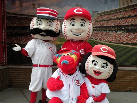 Reds mascots | Cincinnati reds baseball, Mascot, Baseball costumes