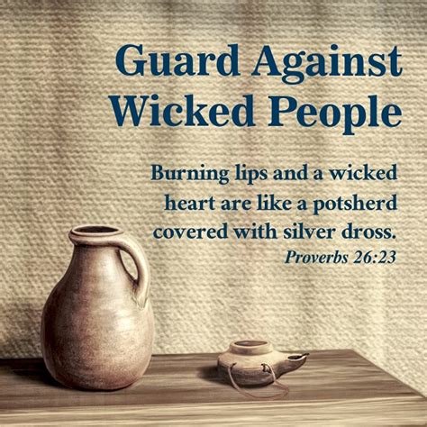 【Bible Verse】Guard Against Wicked People