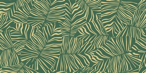 Tropical palm leaves seamless pattern. Exotic botanical texture. Jungle ...