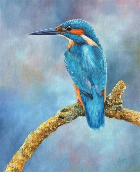 bird-painting-art | Animal paintings, Kingfisher art, Bird watercolor ...