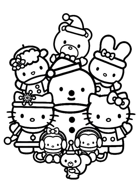 Free Printable Hello Kitty Coloring Pages For Kids