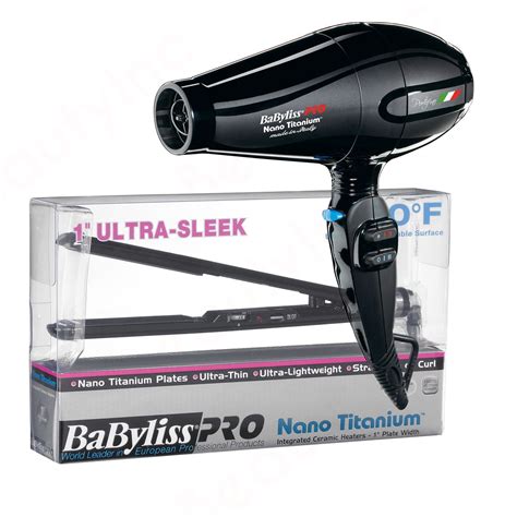 BaBylissPRO - BaByliss Pro Nano Titanium Black Portofino Hair Dryer ...