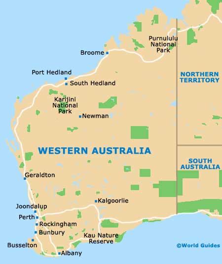 Maps of Perth, Perth University of Western Australia: Map of Perth ...