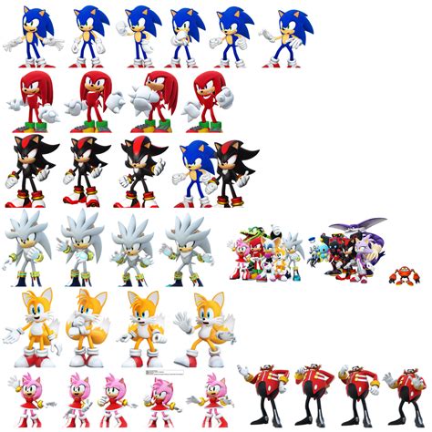 Team Sonic Racing | All Character Graphics by SM64COLE on DeviantArt