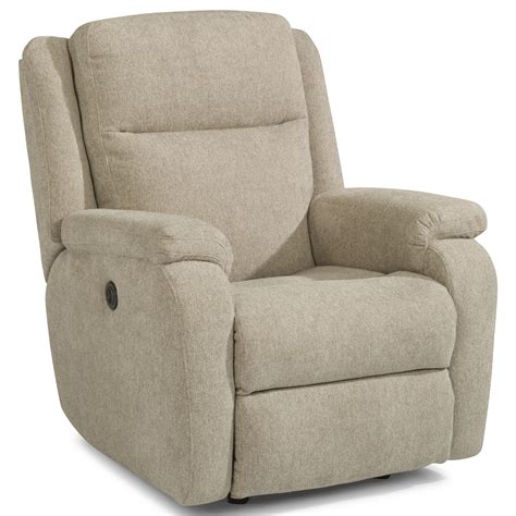 Flexsteel Magnus Casual Power Rocking Recliner with USB Port | Turk ...