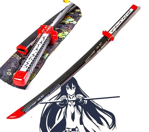 Akame Ga Kill Teigu Murasame Cursed Katana Sword-Black | Hobby Zone