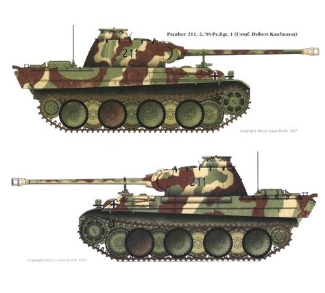 MAN late 3 colour 211 Der Panther, Panther Tank, Tiger Tank, Army ...