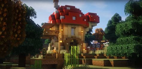 Minecraft Mushroom House Ideas and Design