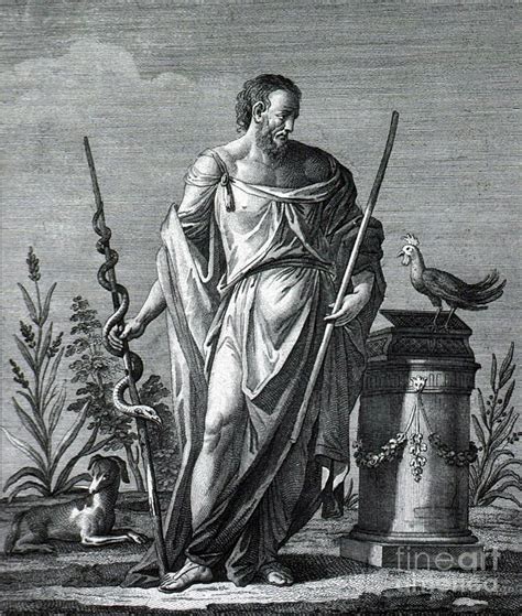 Aesculapius, Greek God Of Medicine by Science Source