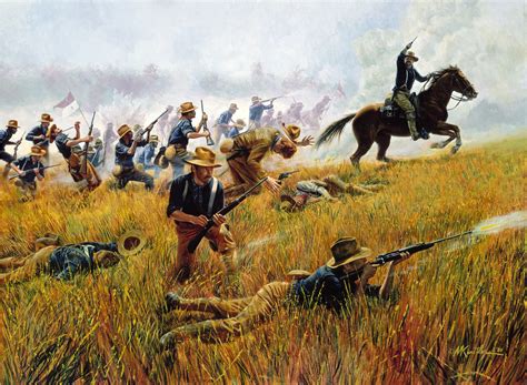 The Rough Riders by Mort Kunstler | Kettle Hill, Santiago, C… | Flickr