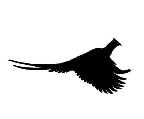 Flying Rooster Pheasant Silhouette Upland Hunting Decal - Etsy