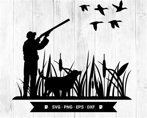 Hunting svgDuck HuntingDuck svgHunting Dog silhouette | Etsy