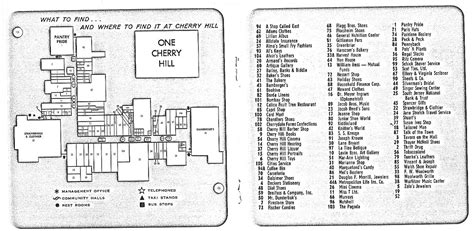 Cherry Hill Mall 1970 | Cherry Hill Mall Directory, c. 1970.… | Flickr