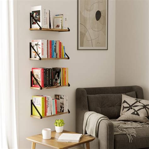 Modern and Rustic Floating Shelves — Homebnc