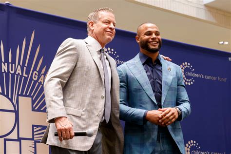 Photos: Dallas Cowboys QB Dak Prescott, Troy Aikman team up for charity