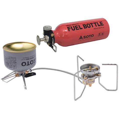 Soto Stormbreaker Stove + Fuel Bottle Multifuel Expedition Stove