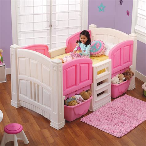 Step 2 Girl's Loft & Storage Twin Bed - Baby - Toddler Furniture ...