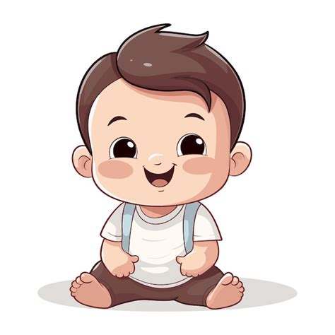 Premium Vector | Cute baby cartoon vector