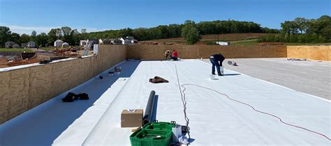 TPO Membrane Roof Installation | Ridgeline Construction