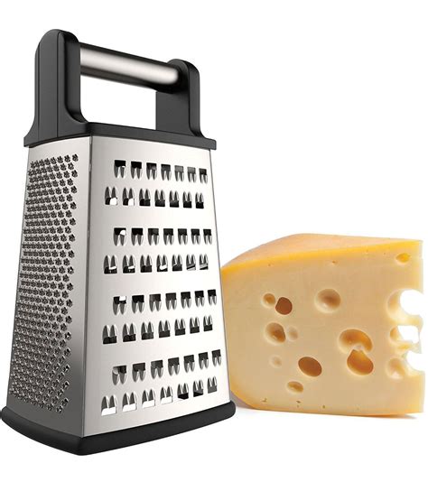 Stainless Steel Cheese Grater Box Sharp And Strong Hand Held Manual ...