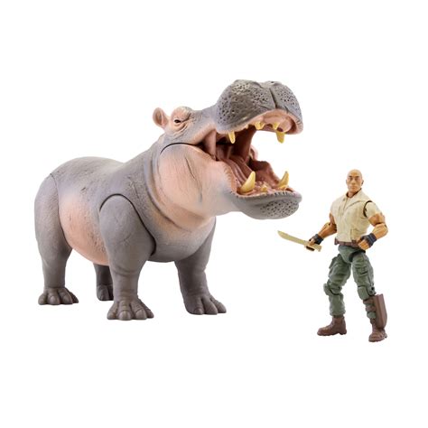 Jumanji - Moving Animal With Figure - Massive Hippo Style - Walmart.com ...