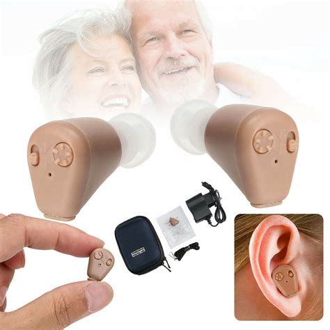 Hearing Assist Rechargeable Digital Hearing Aid Adjustable Volume Mini ...