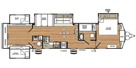 2017 Forest River Sierra Destination Specs & Floorplans