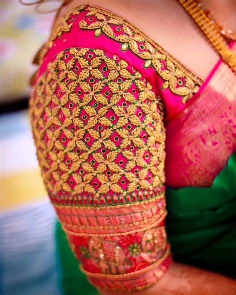 Aari Work – Hand Work Design – Maggam Work – Bridal Blouse Designs ...