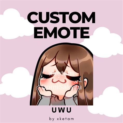 Custom Emote - UwU | by xketam | Discord emotes, Twitch, Custom