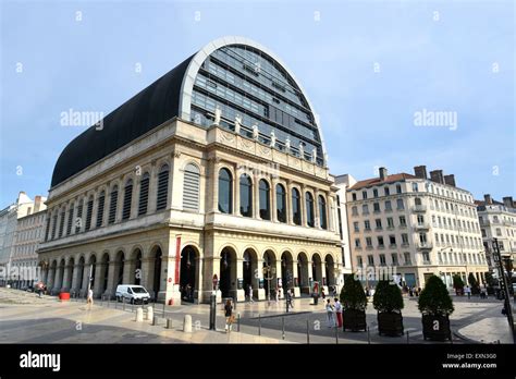 Opera National de Lyon opera house theatre Rhone-Alpes, France old and ...