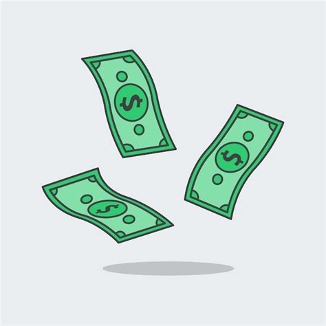 Premium Vector | Money Cartoon Vector Illustration Flying Money Flat ...