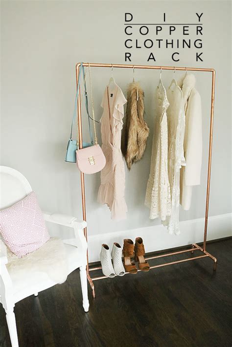 DIY Copper Clothing Rack - Darling Darleen | A Lifestyle Design Blog