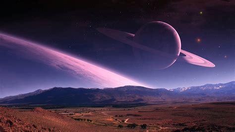 Planets In Sky Wallpaper for 1920x1080