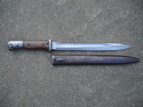 WW1 TURKISH MODIFIED GERMAN 98/05 BAYONET AND SCABBARD WAFFENFABRIK