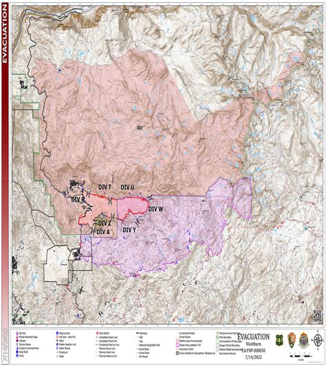 washburn fire evacuation map july 14th | Sierra News Online