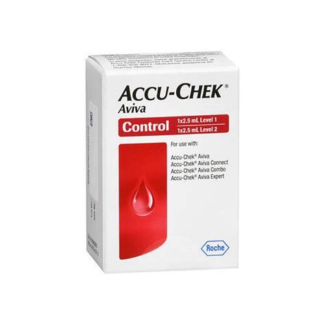 Accu Chek Aviva Control Solution Level 1 and Level 2