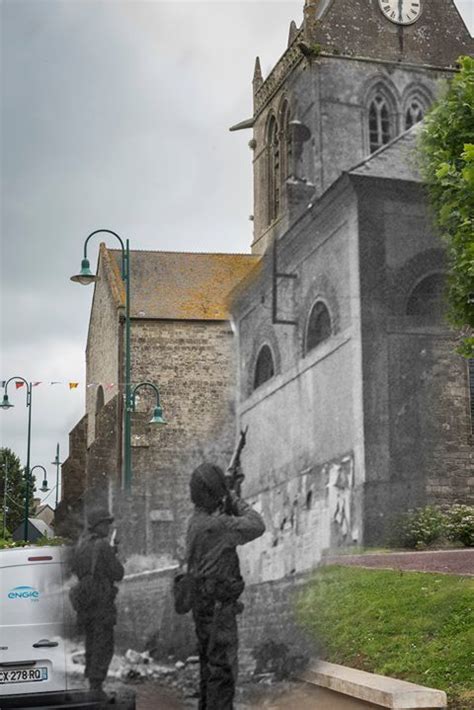 Rue Général Konig Sainte-Mere-Église Normandy France. Photo credit ...