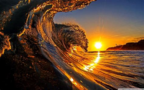 Ocean Waves Sunset Wallpapers - Top Free Ocean Waves Sunset Backgrounds ...