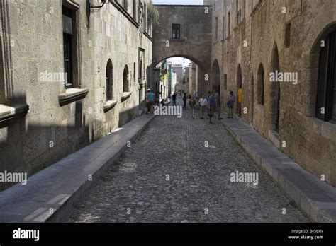 Rhodes old town Stock Photo - Alamy