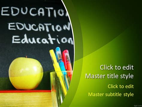 Free Education School PowerPoint Template