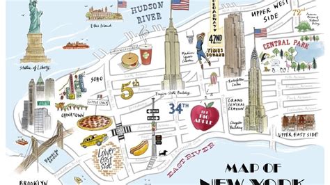 Map Of Attractions In New York City - Get Latest Map Update